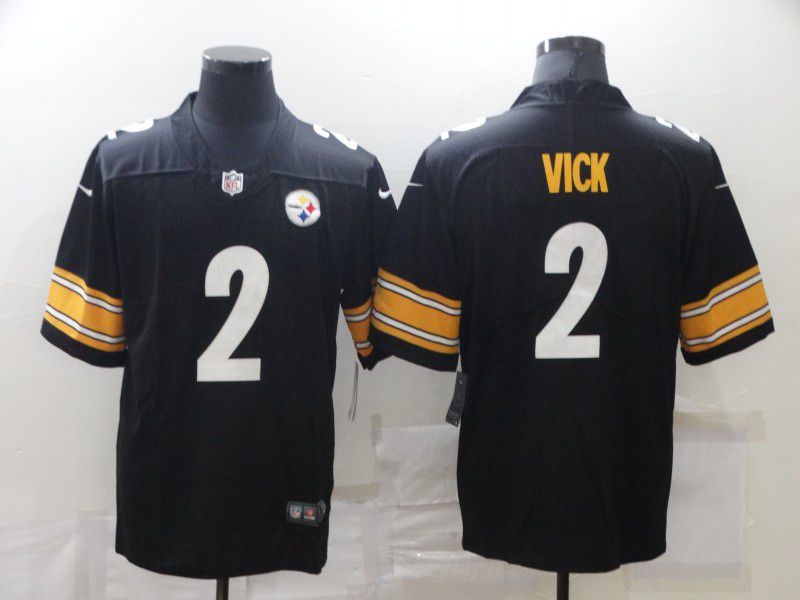 Men Pittsburgh Steelers #2 Vick Black Nike Limited Vapor Untouchable NFL Jerseys->pittsburgh steelers->NFL Jersey